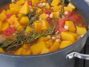 stewing, added stock