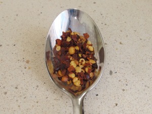 teaspoon of chilli flakes